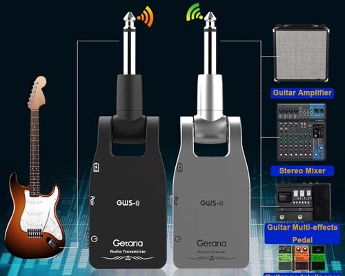 Wireless Guitar System 2.4GHz Wireless Guitar Transmitter Receiver Electric Guitar Wireless