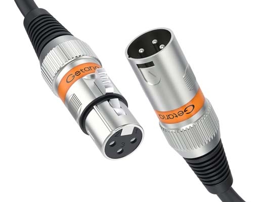 Getaria XLR Cable, Microphone Cable, 3 Pins XLR Male to Female Mic Cable Balanced XLR Microphone Cable 